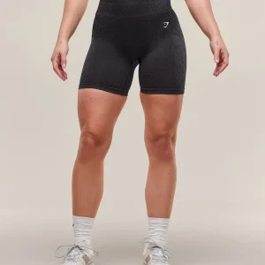 Adapt X Whitney Animal Seamless Shorts - Asphalt Grey/Black, XS