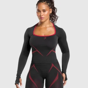 Apex Lift Seamless Long Sleeve Crop Top