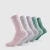 Teal/Pink/Teal/Purple/Lilac