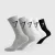 White/Black/Light Grey Marl