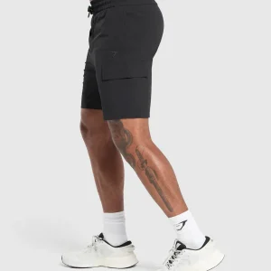 Stretch Woven Cargo Shorts