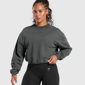 Gains Washed Loopback Crew Neck
