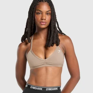 Minimal Sports Bra - Lifestyle Brown, S