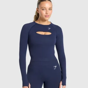 Vital Long Sleeve Cut Out Top