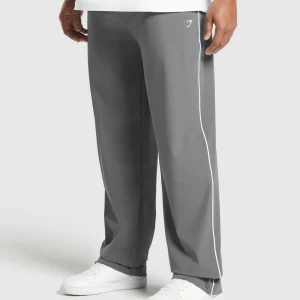 Contrast Straight Leg Pant