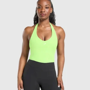 Halter Neck Cami with Shelf