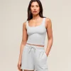 Waffle Cropped Tank