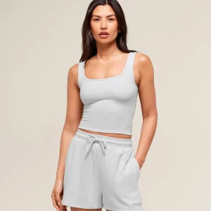 Waffle Cropped Tank