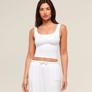 Waffle Cropped Tank